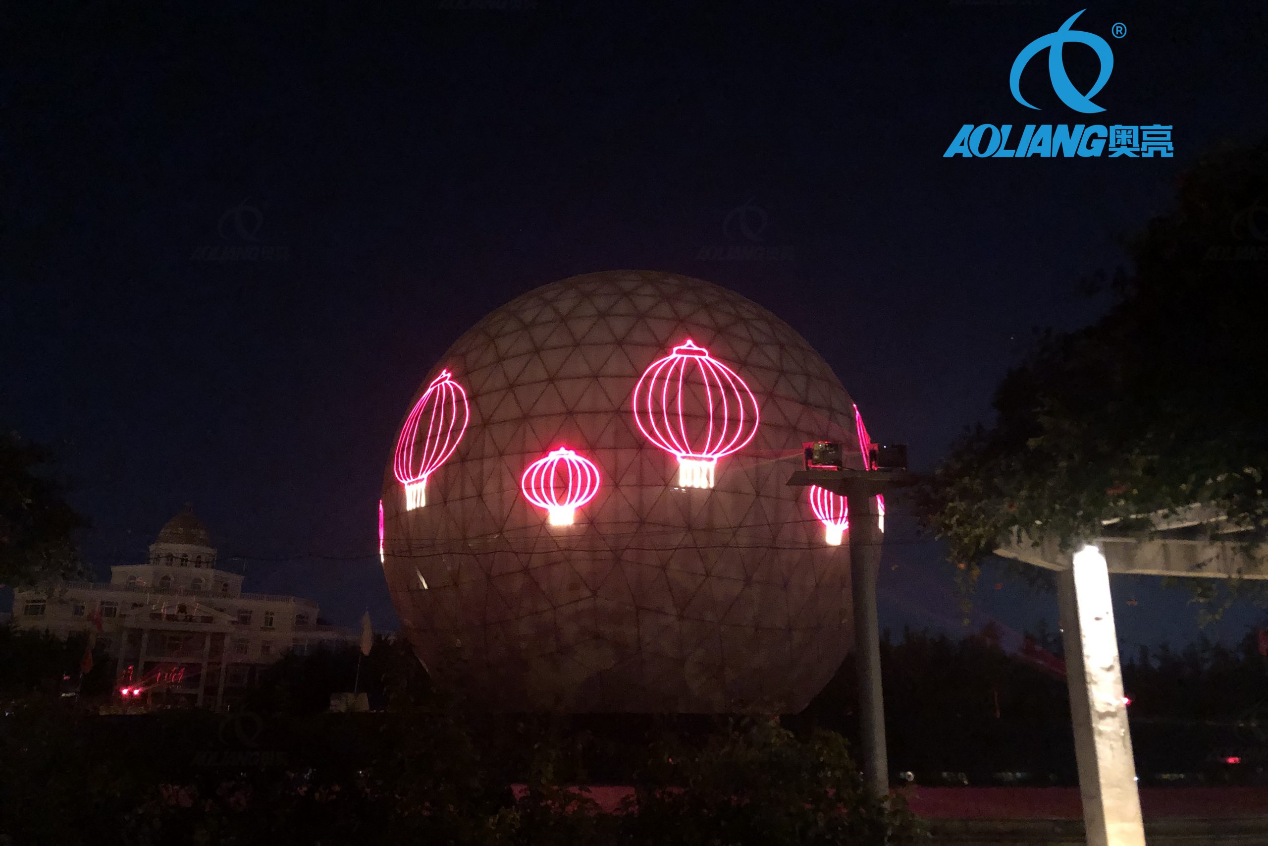 outdoor laser advertising (5)